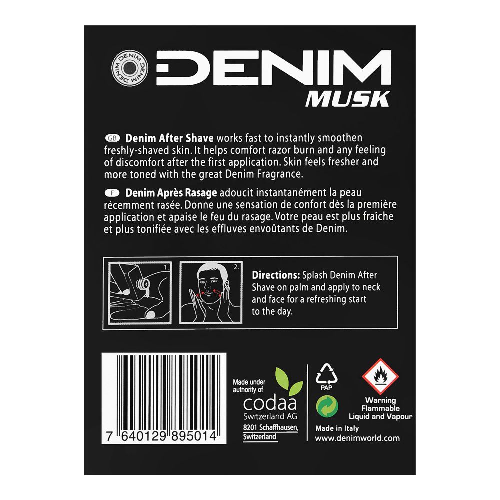 Denim Black After Shave – 100 ml