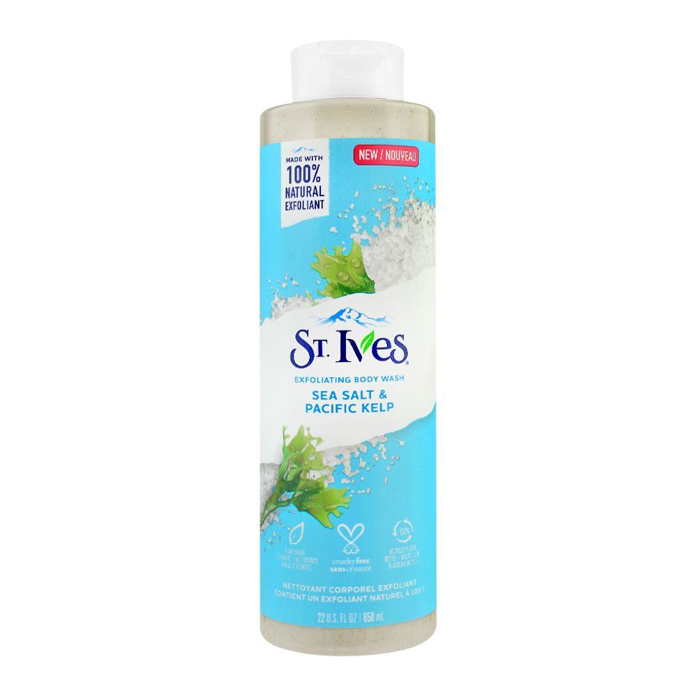 St. Ives Exfoliating Body Wash Sea Salt & Pacific Kelp – 650 ml