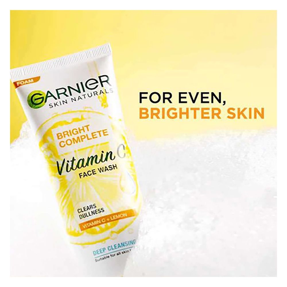 Garnier Bright Complete Vitamin C Face Wash (100 ml)