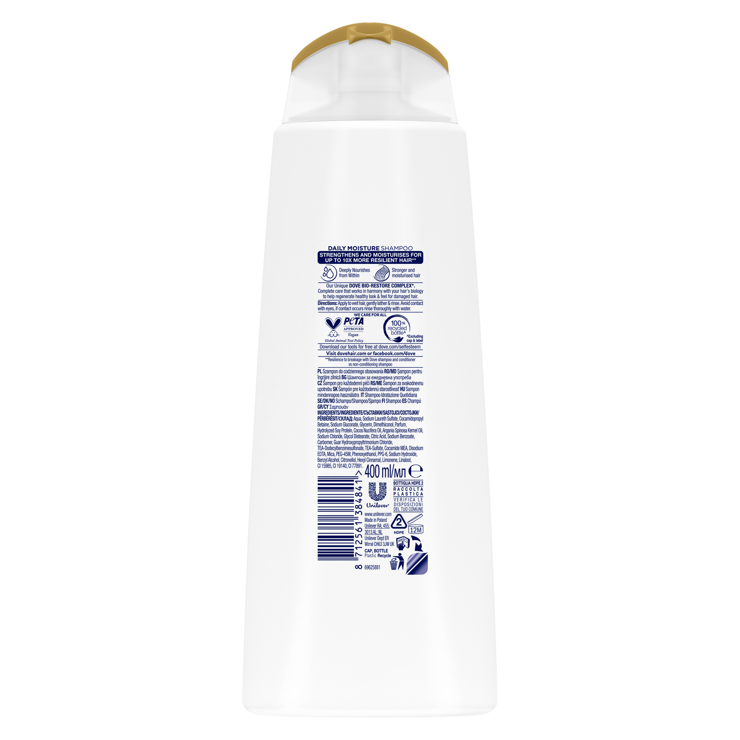 Dove Moisturizing Shampoo (400 ml)