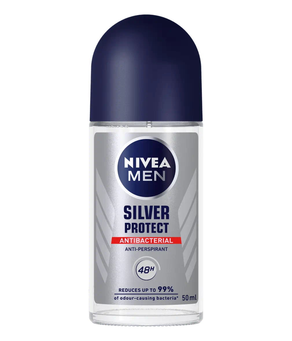 Nivea Men Silver Protect Anti-Bacterial Anti-Perspirant Roll-On - 50ml