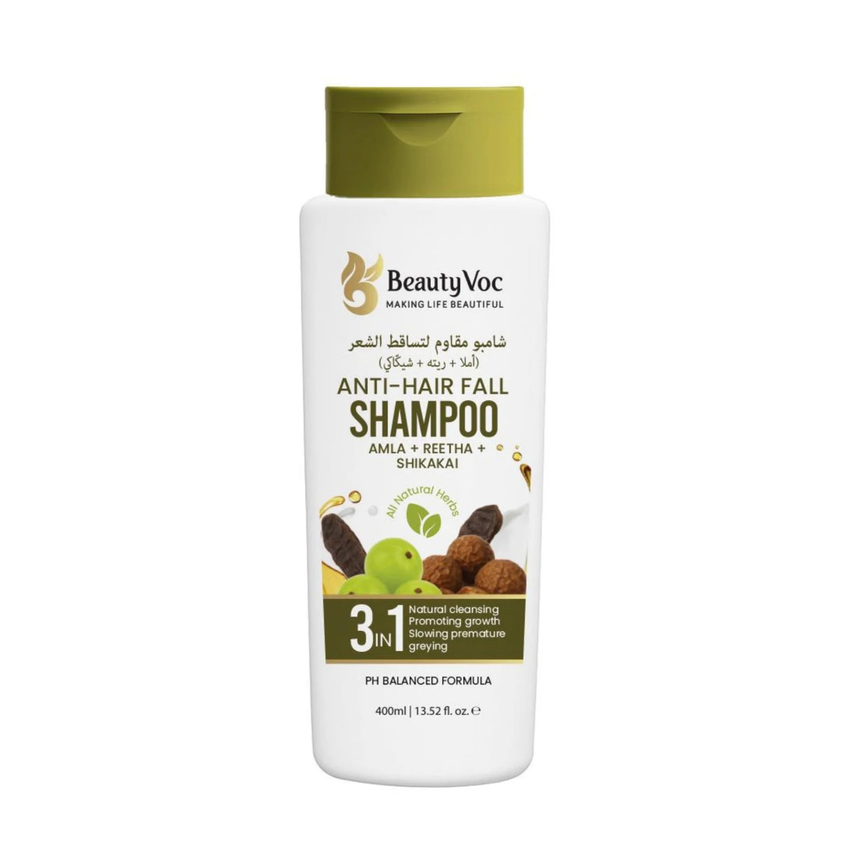 BEAUTY VOC ANTI HAIR FALL SHAMPOO 400ML
