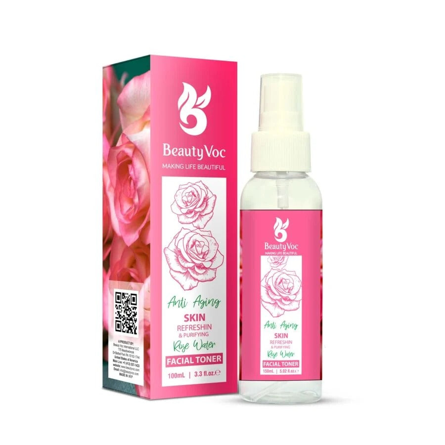 BEAUTY VOC ROSE WATER TONER 100ML