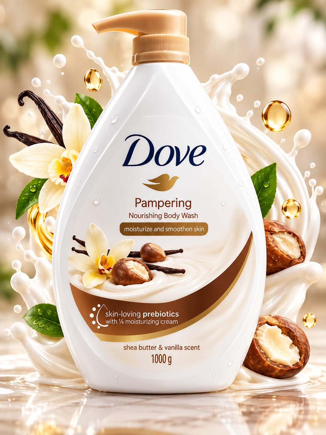 DOVE PAMPERING NOURISHING BODY WASH 1000GM