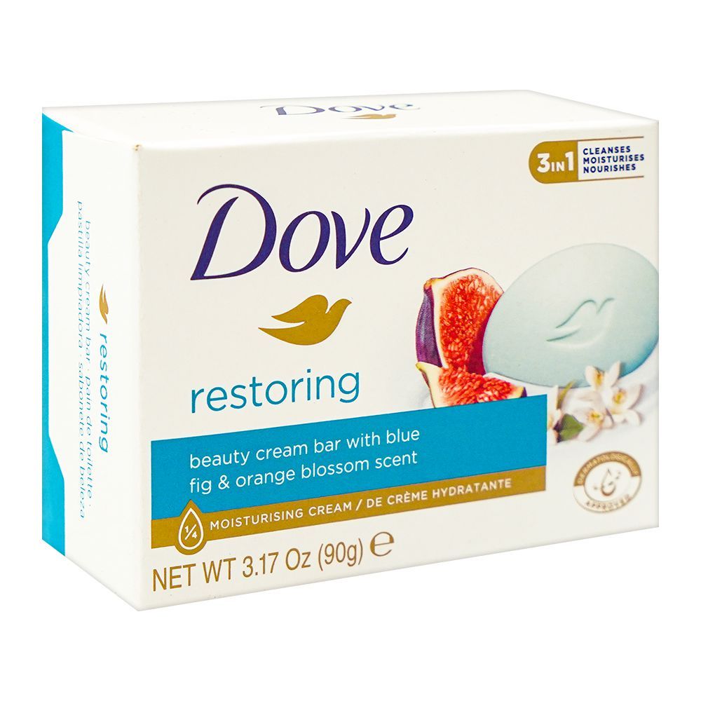Dove Restoring Beauty Cream Bar Blue Fig & Orange Blossom – 90g