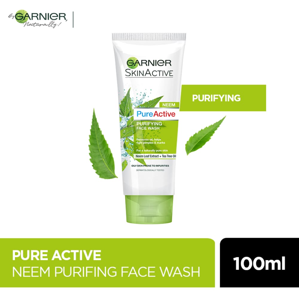 Garnier SkinActive Pure Active Neem Purifying Face Wash - 100ml