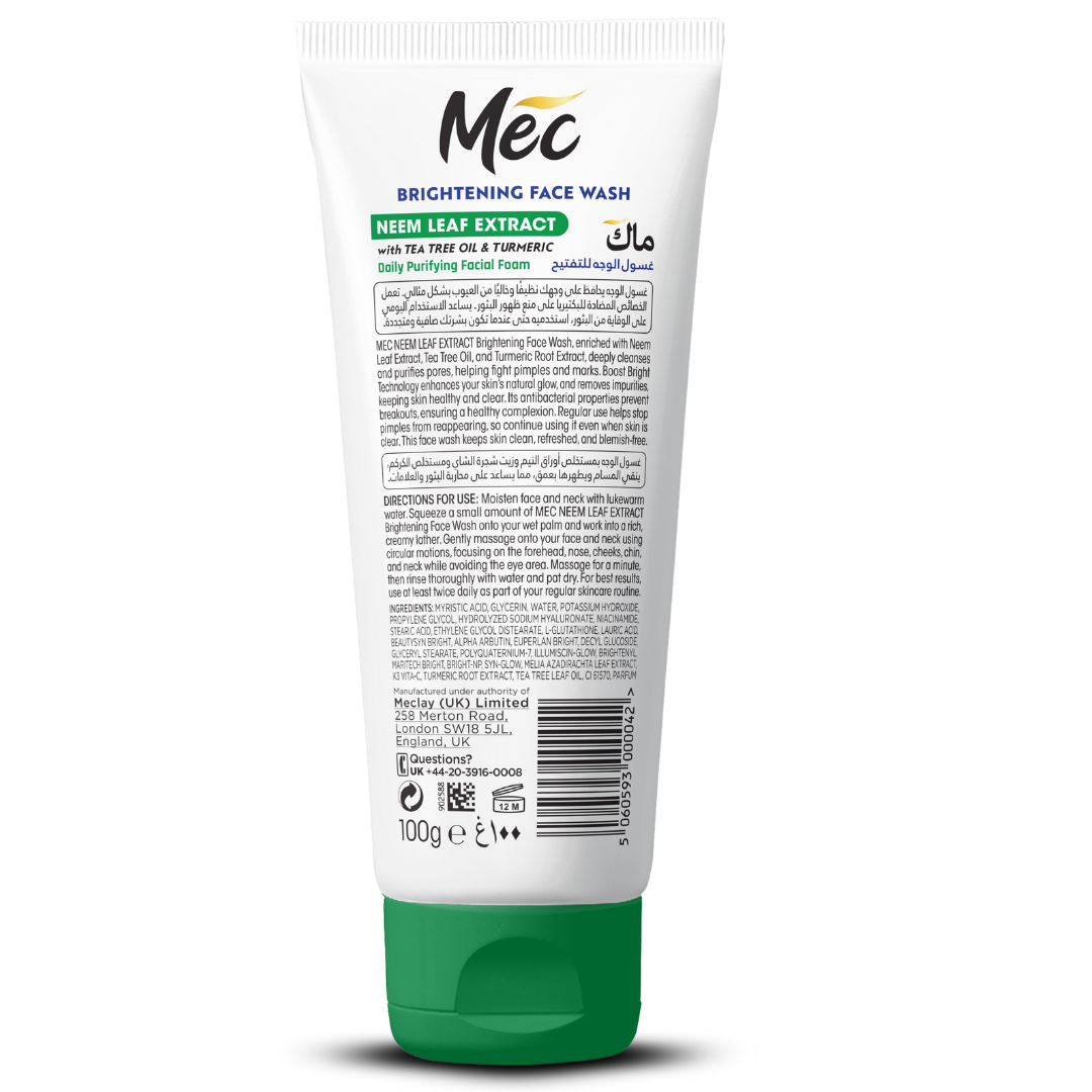 MEC Neem Leaf Extract Face Wash (100 g)
