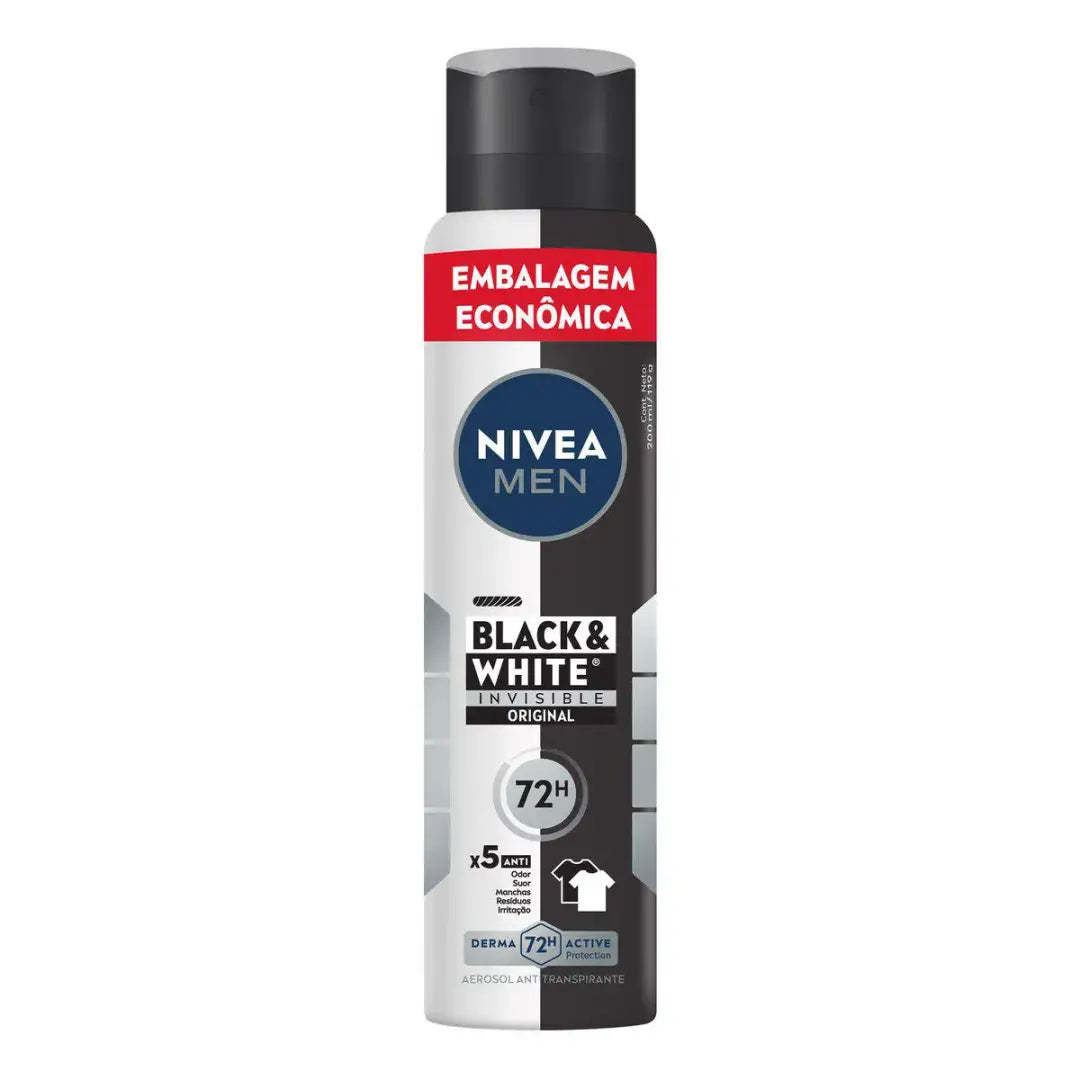 Nivea Men Black & White Invisible Original – 200 ML