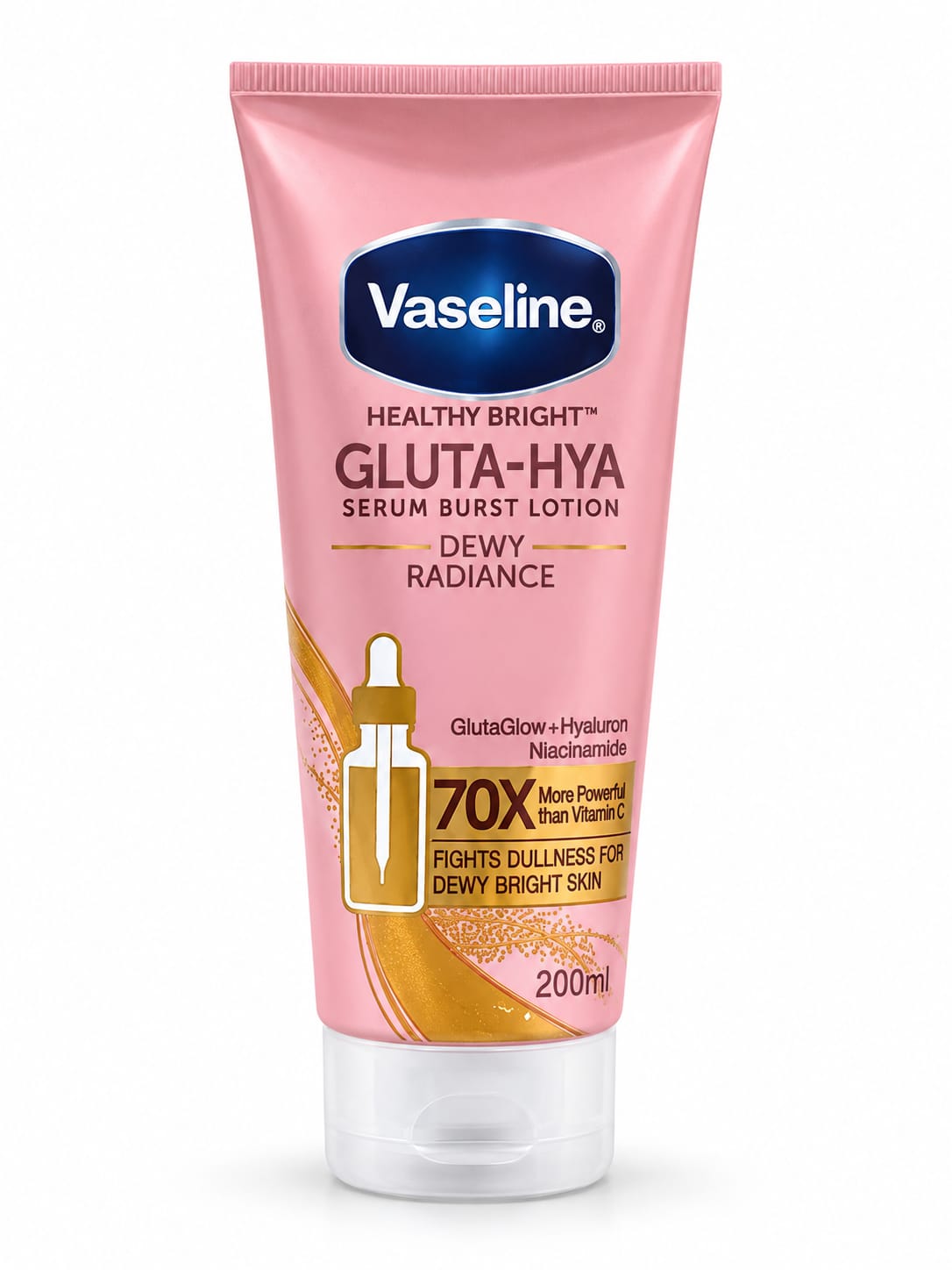 VASELINE GLUTA HYA DEWY RADIANCE 200ML