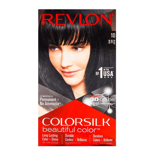 Revlon Colorsilk Beautiful Color Hair Dye Shade 10 Black