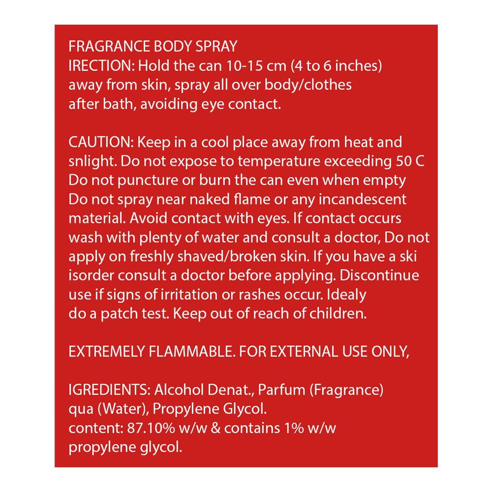 Fogg Napoleon Body Spray – 120 ml