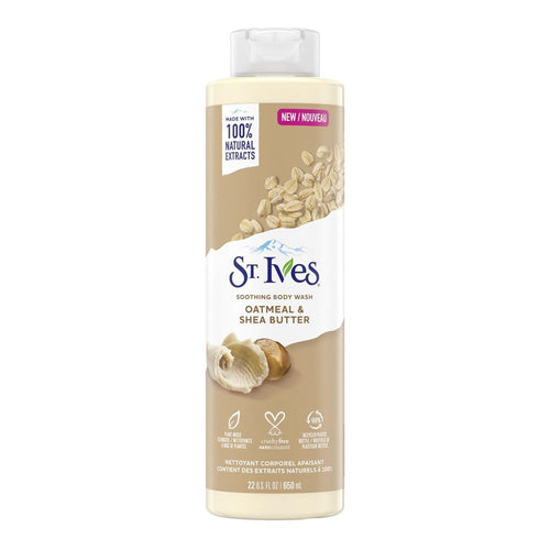 St. Ives Soothing Body Wash Oatmeal & Shea Butter — 650 ml
