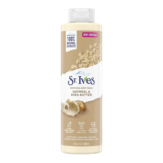 St. Ives Soothing Body Wash Oatmeal & Shea Butter — 650 ml