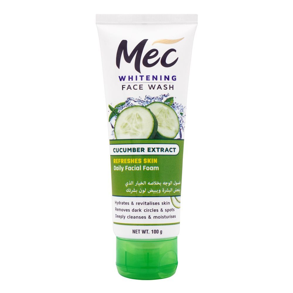 MEC Brightening Face Wash Cucumber Extract - 100g