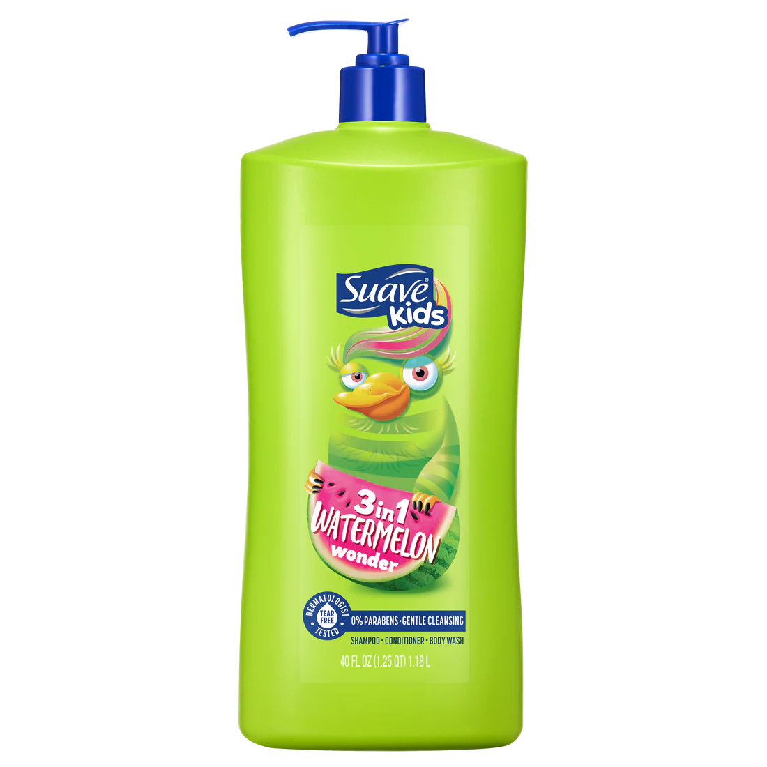Suave Kids 3 in 1 Watermelon Wonder Shampoo + Conditioner + Body Wash - 532 ml