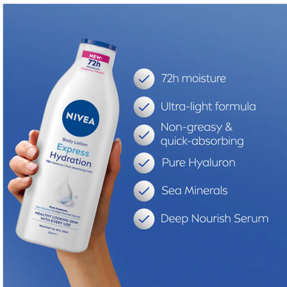 NIVEA Body Lotion Hidratante Express (250 ml)