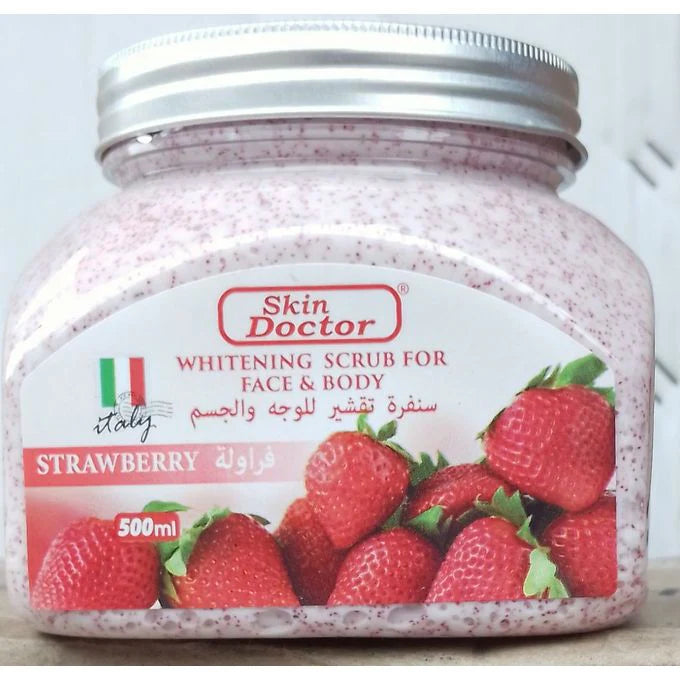 Skin Doctor Whitening Scrub Strawberry - 500 ml