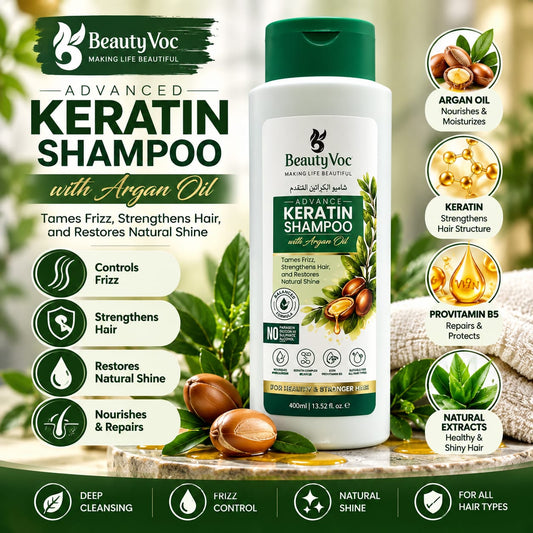 BEAUTY VOC ADVANCE KERATIN SHAMPOO 400ML