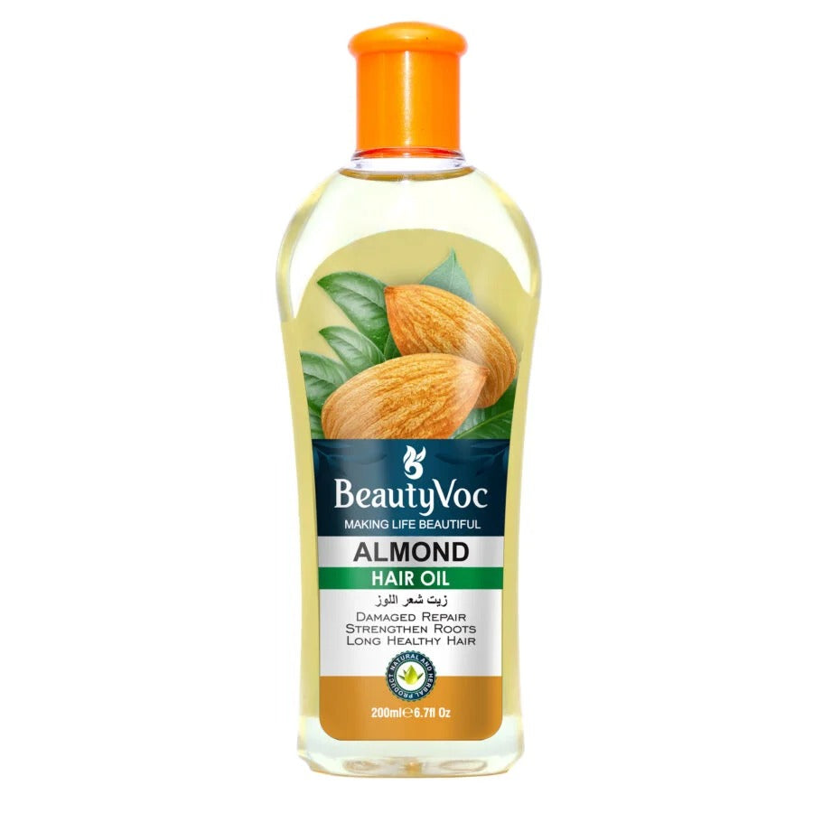 BEAUTY VOC ALMOND HAIR OIL 200ML