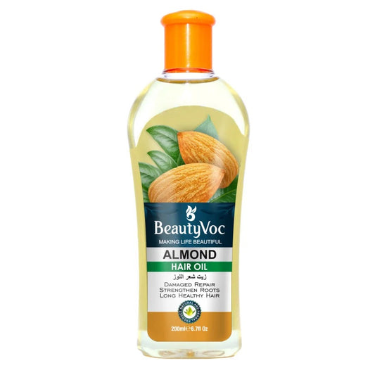 BEAUTY VOC ALMOND HAIR OIL 200ML