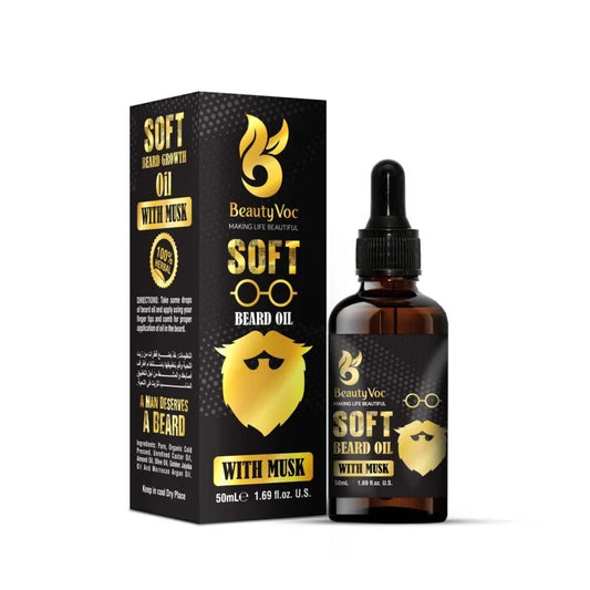 BEAUTY VOC BEARD OIL WITH MUSK 50ML