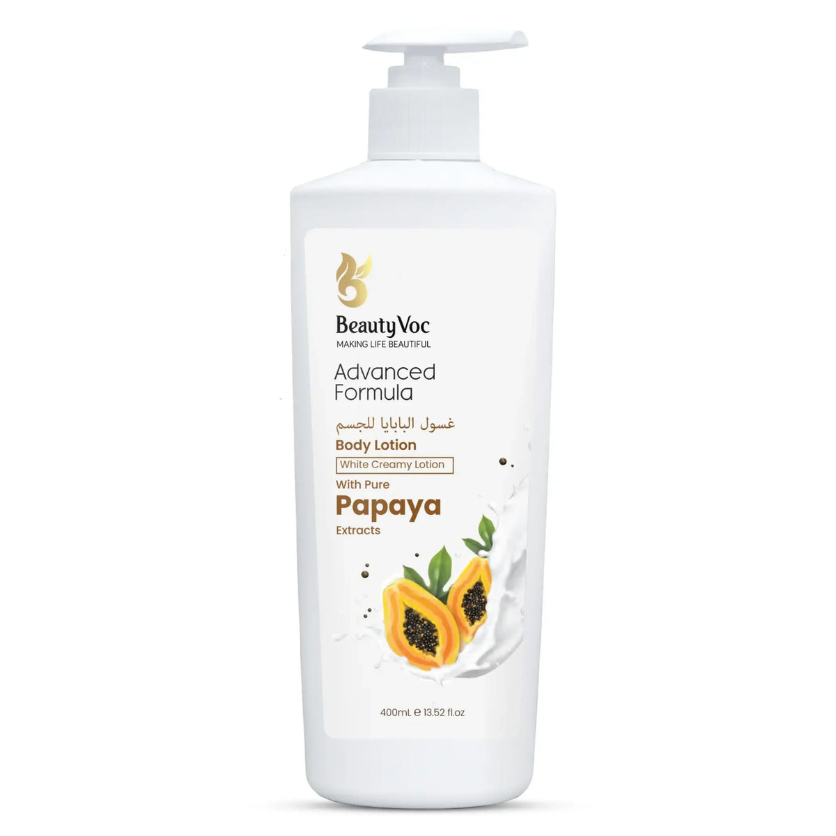 BEAUTY VOC PAPAYA LOTION 400ML