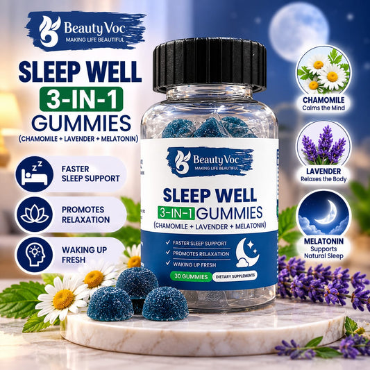 BEAUTY VOC SLEEP WELL 3IN1 GUMMIES