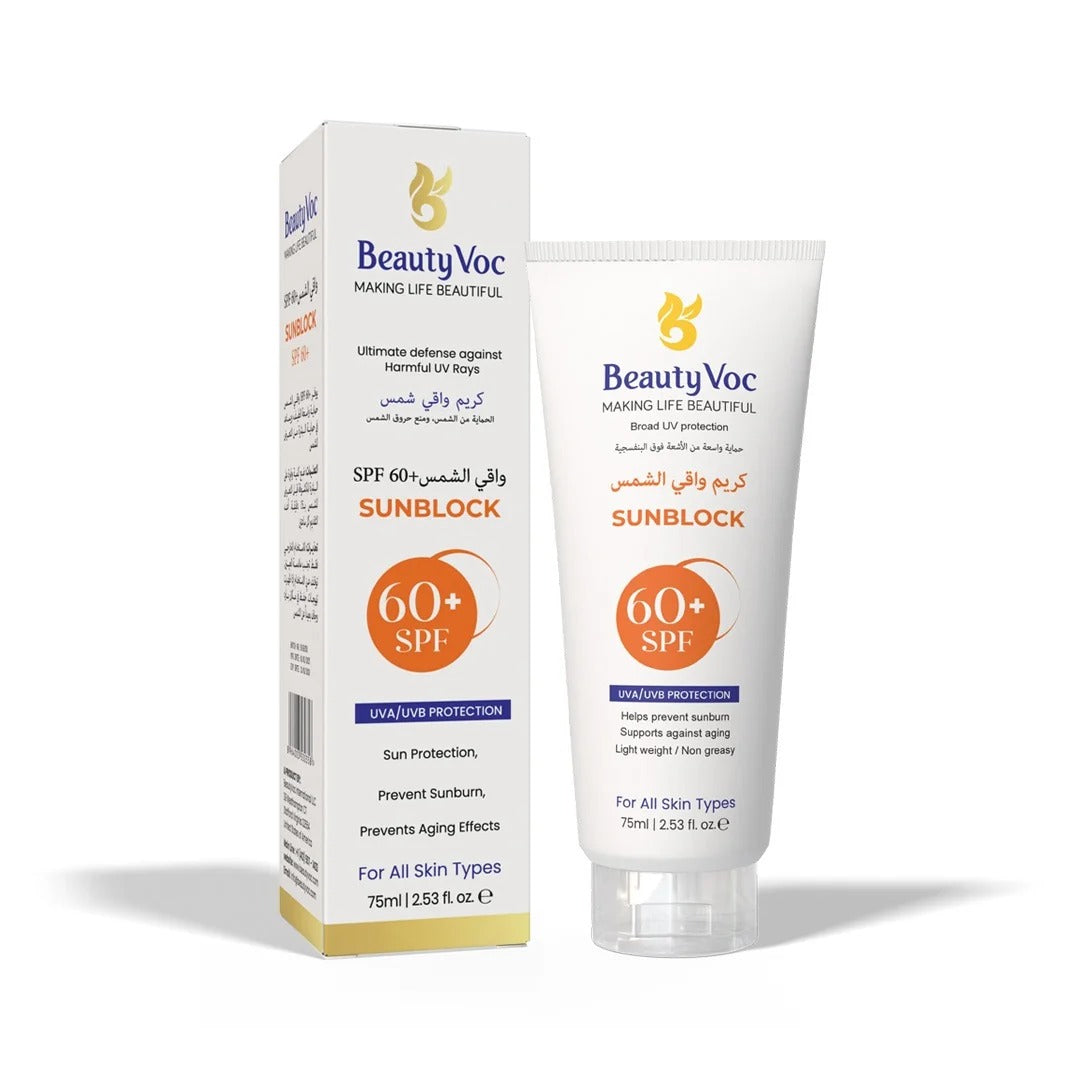 BEAUTY VOC SUNBLOCK SPF60+ 75ML