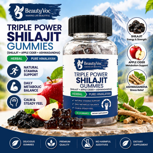 BEAUTY VOC TRIPLE POWER SHILAJIT GUMMIES