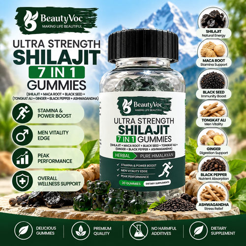 BEAUTY VOC ULTRA STRENGTH  SHILAJIT 7IN1 GUMMIES
