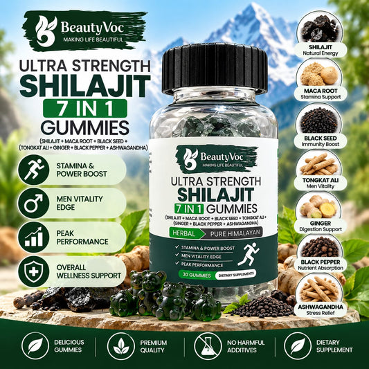 BEAUTY VOC ULTRA STRENGTH  SHILAJIT 7IN1 GUMMIES
