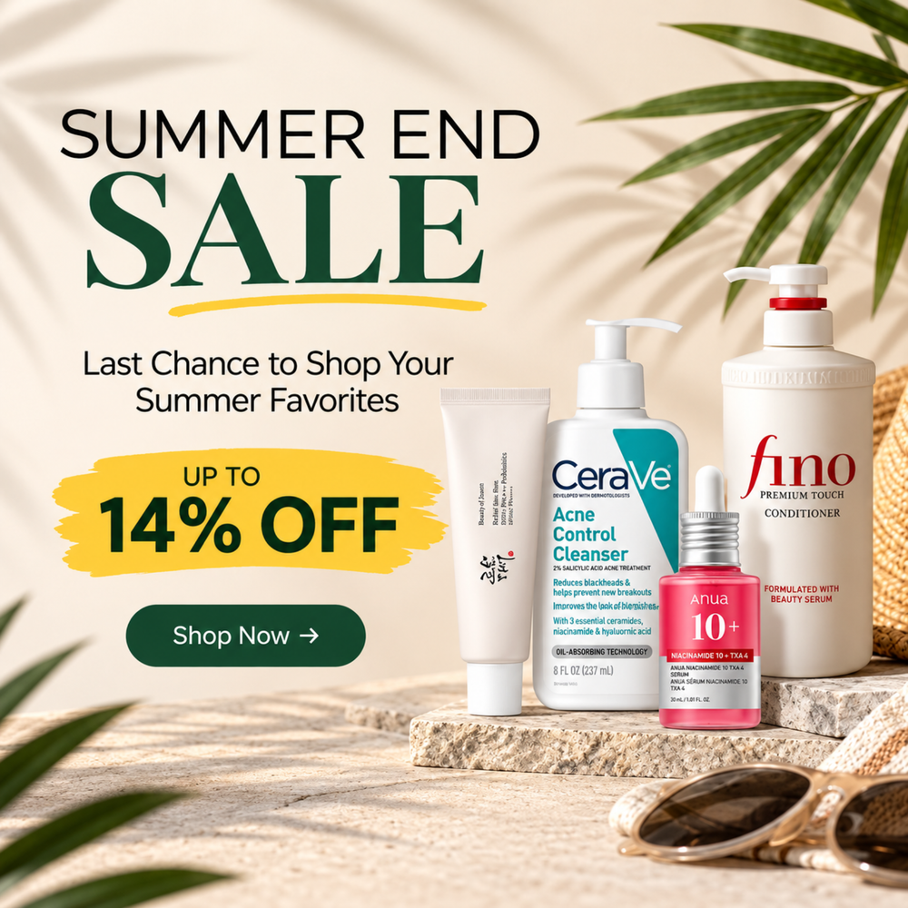 Summer End Sale up to 14% off
