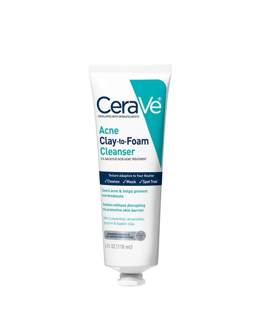 CERAVE ACNE CLAY TO FOAM 118ML US