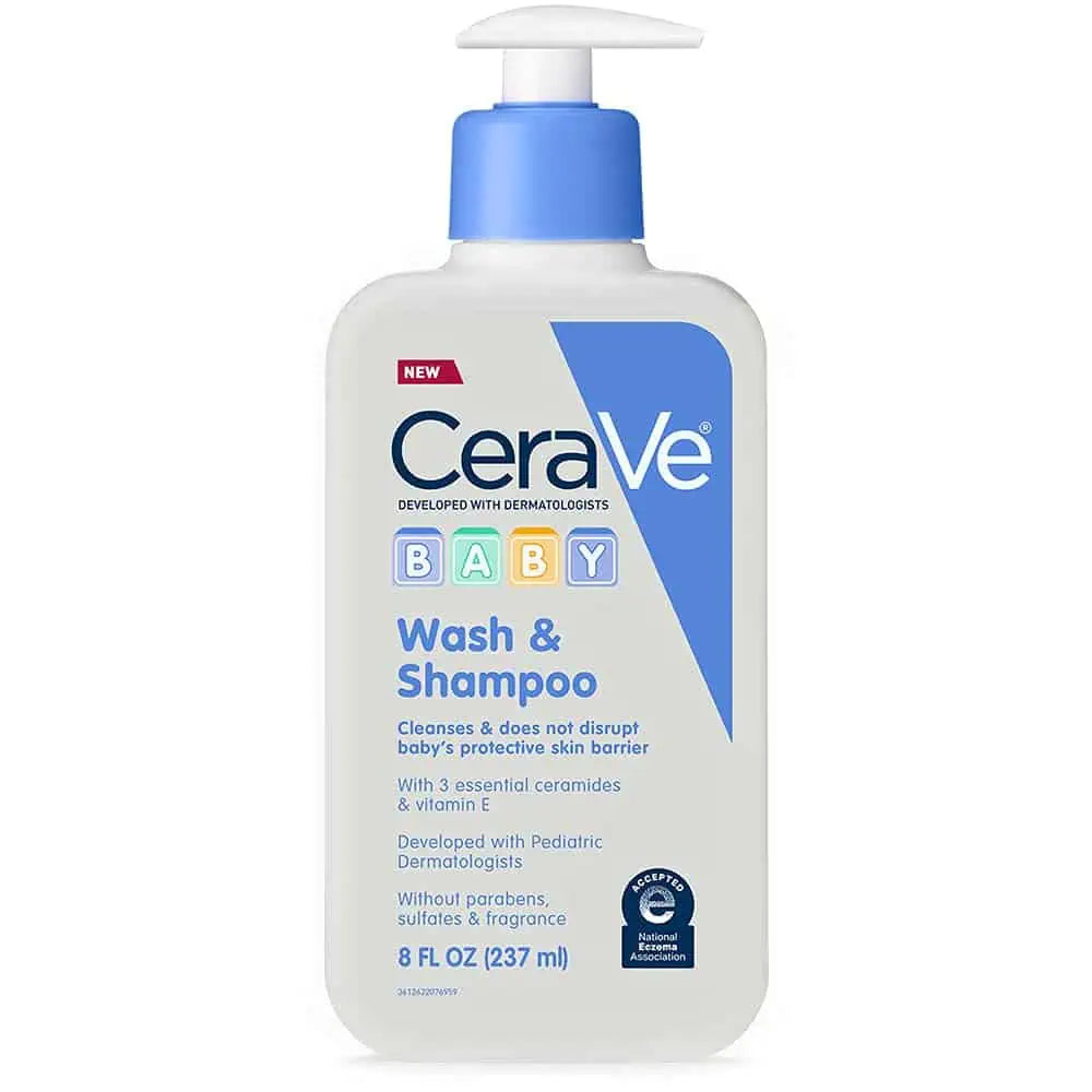 CERAVE BABY WASH & SHAMPOO 8 OZ 237ML