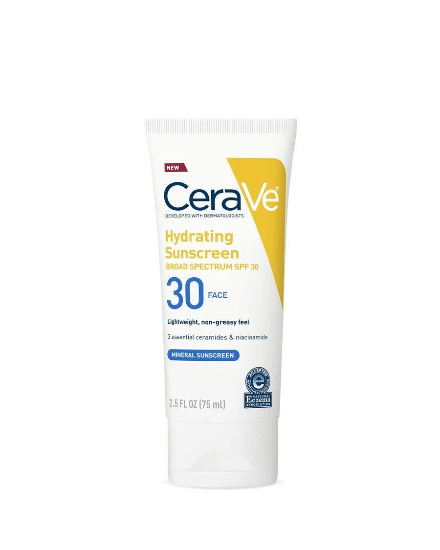 CERAVE HYDRATING MINERAL SUNSCREEN SPF30 MEDIUM