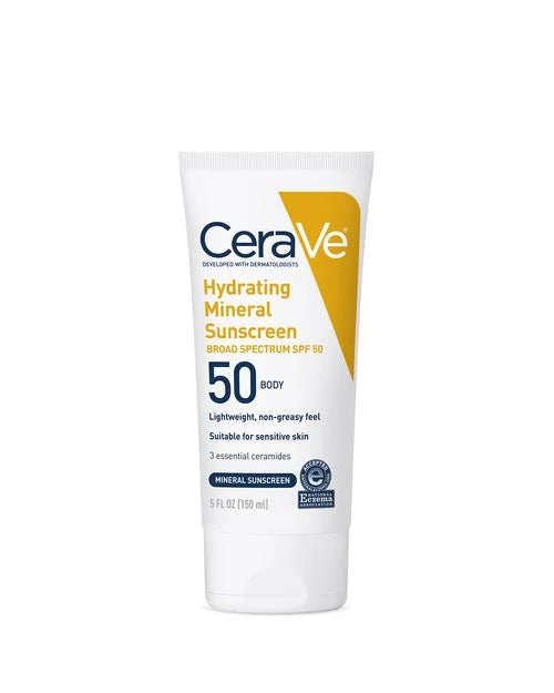 CERAVE HYDRATING MINERAL SUNSCREEN SPF50 150ML