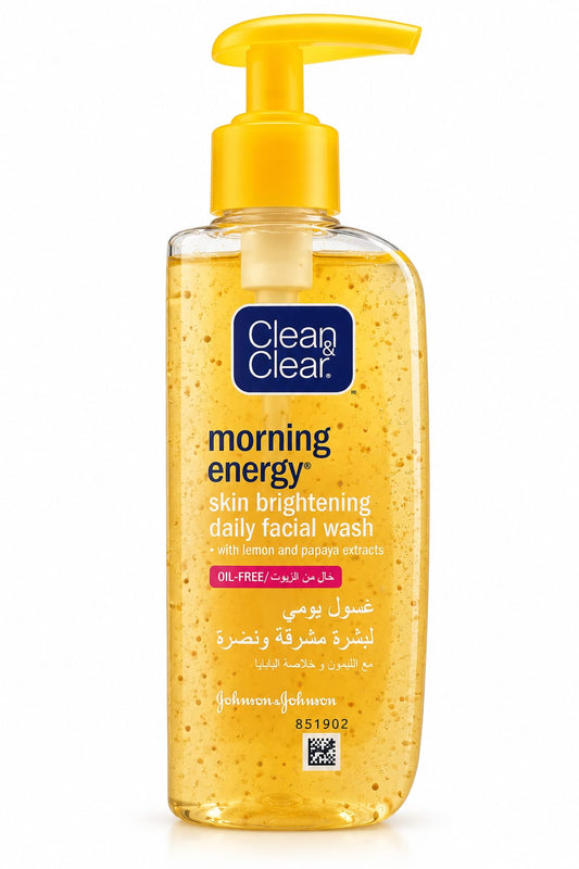 CLEAN CLEAR MORNING ENERGY SKIN BRIGHTENING DAILY FACIAL WASH 150ML