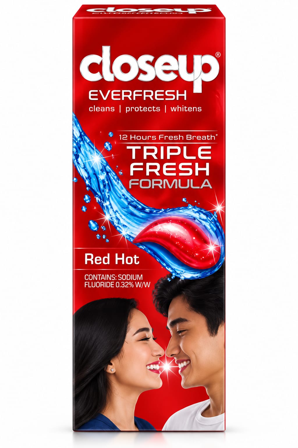CLOSEUP TRIPPLE FREASH FORMULA RED HOT 100ML