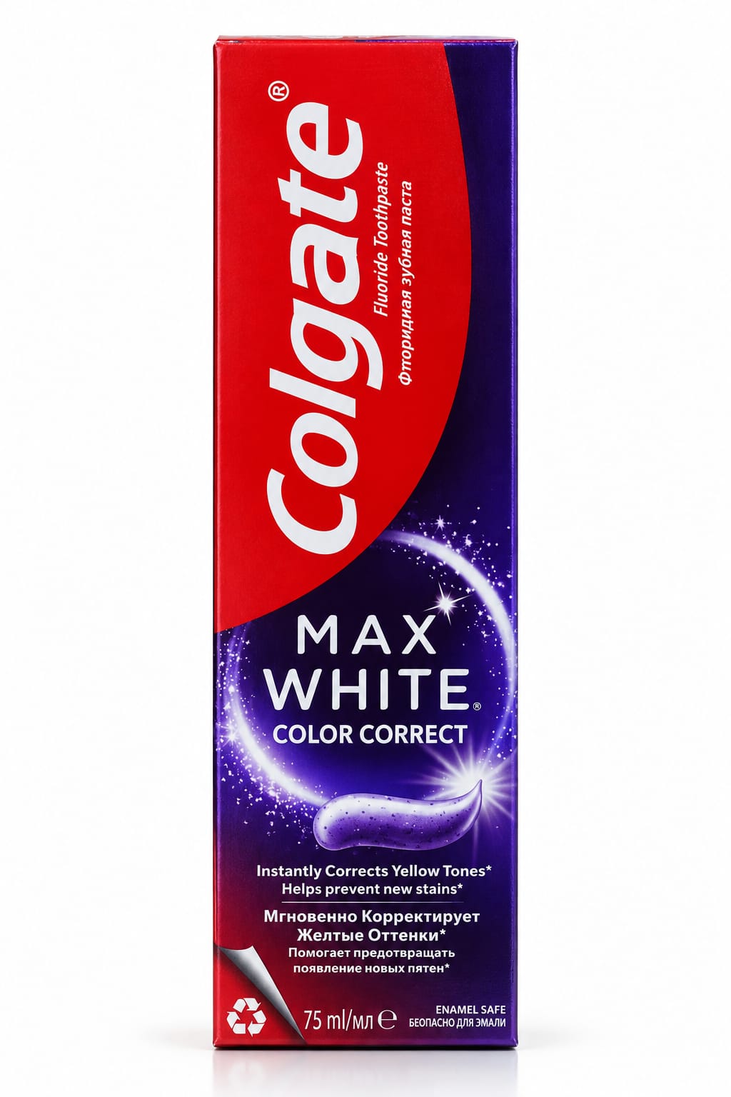 COLGATE MAX WHITE COLOR CORRECT 75ML