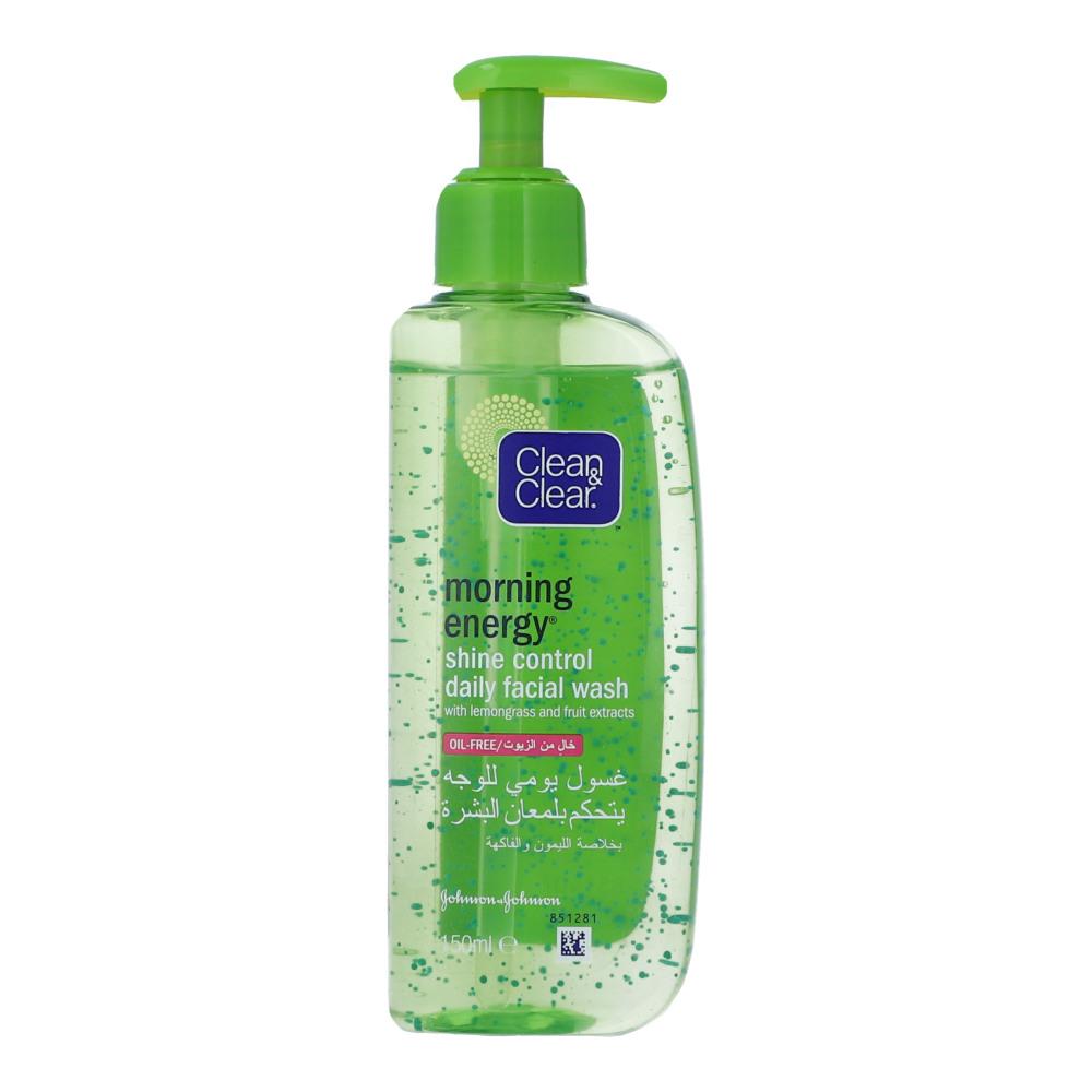 Clean & Clear Morning Energy Shine Control Daily Facial Wash – 150ml