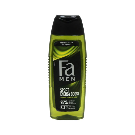 Fa Men Sport Energy Boost 3in1 Body Hair & Face Shower Gel – 250 ml