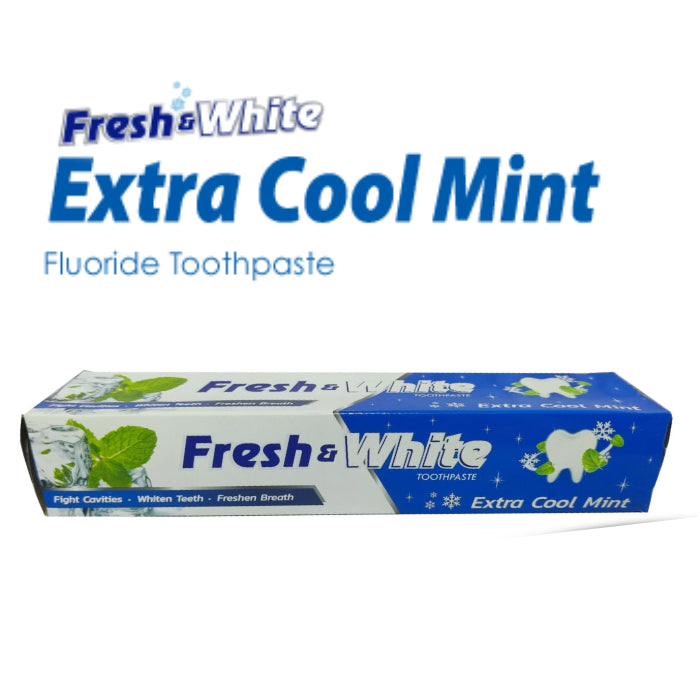 Fresh & White Toothpaste Extra Cool Mint – 160g