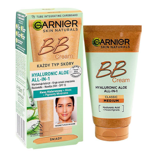 Garnier BB Cream Hyaluronic Aloe All-in-1 Medium – 50 ML