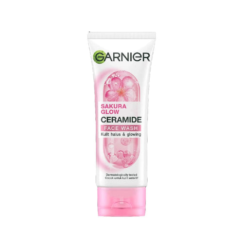 Garnier Sakura Glow Ceramide Face Wash – 100ml