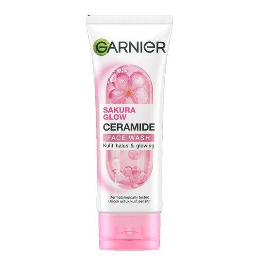 Garnier Sakura Glow Ceramide Face Wash – 50ml