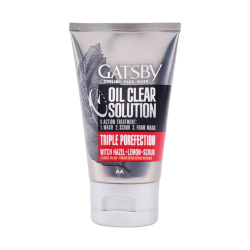 Gatsby Oil Clear Solution Triple Porefection Face Wash – 100g