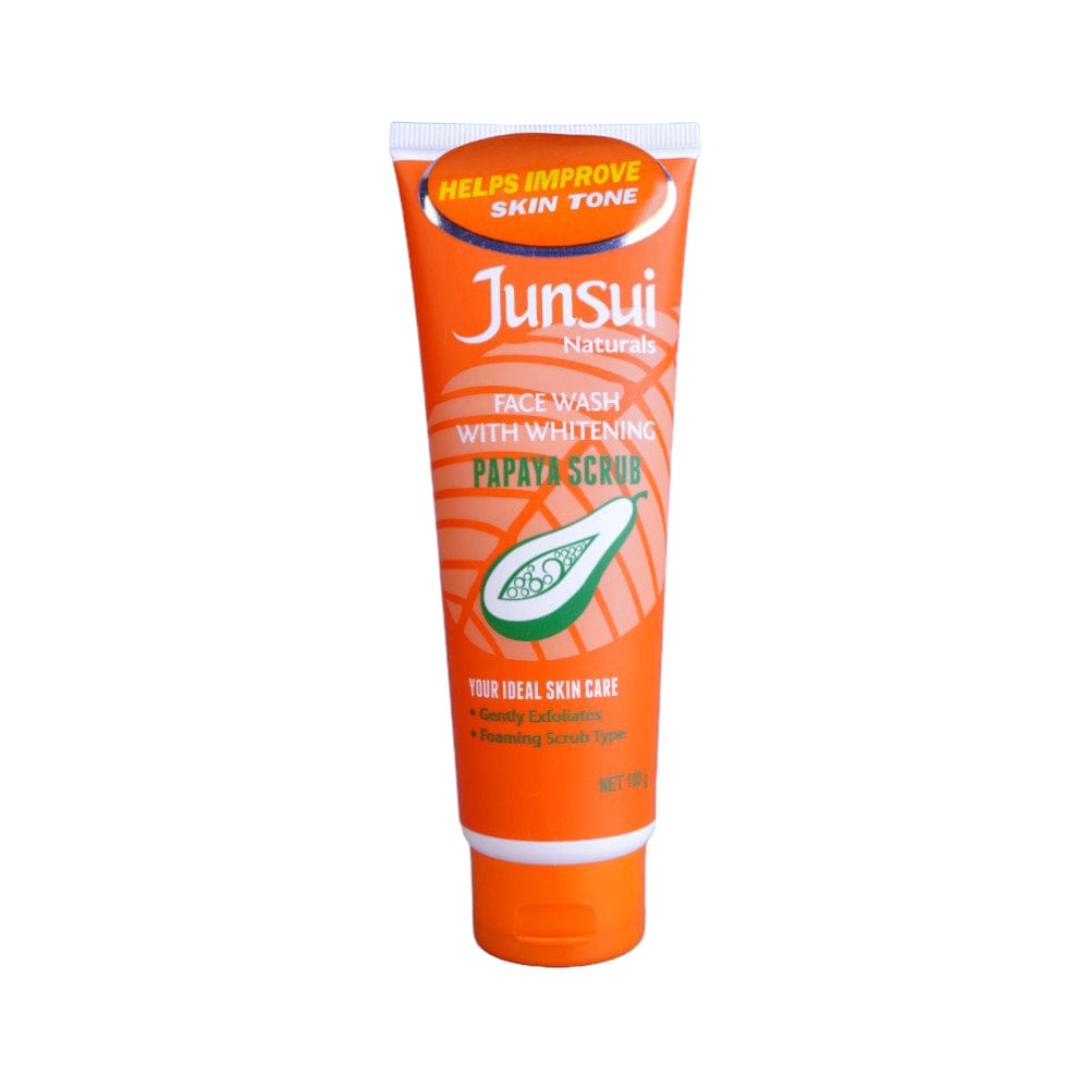 Junsui Naturals Face Wash with Whitening Papaya Scrub – 100g