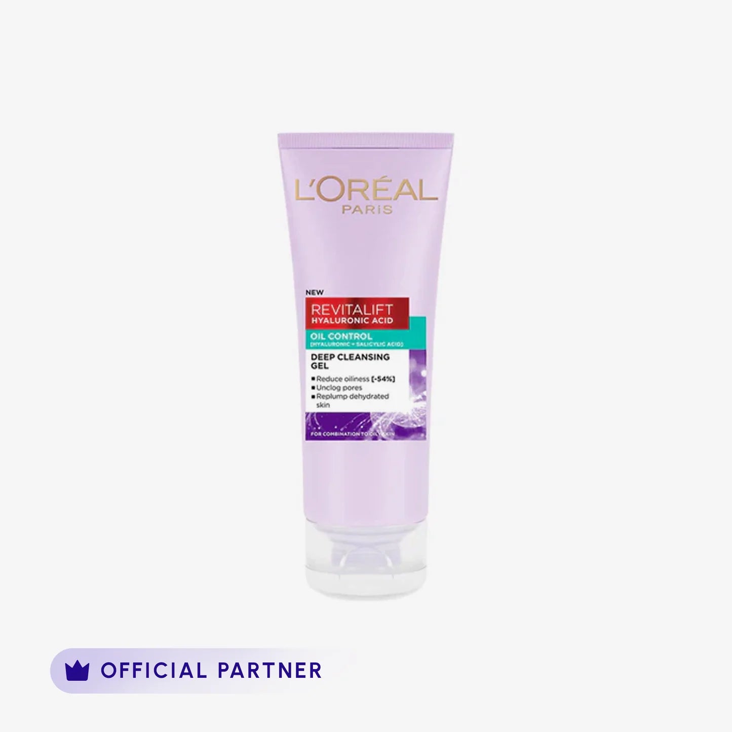 L'Oréal Paris Revitalift Hyaluronic Acid Oil Control Deep Cleansing Gel - 100ml