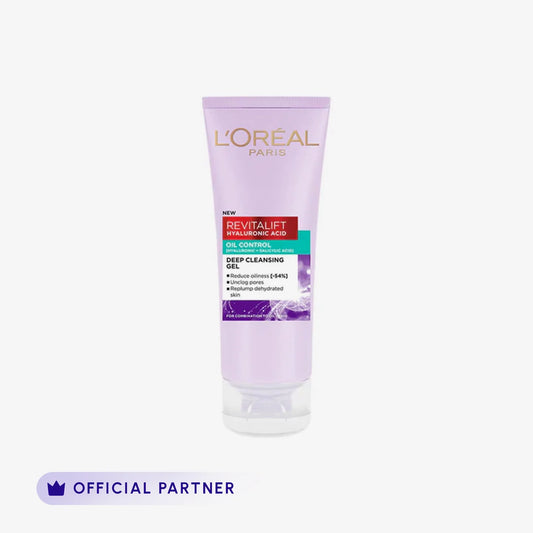 L'Oréal Paris Revitalift Hyaluronic Acid Oil Control Deep Cleansing Gel - 100ml