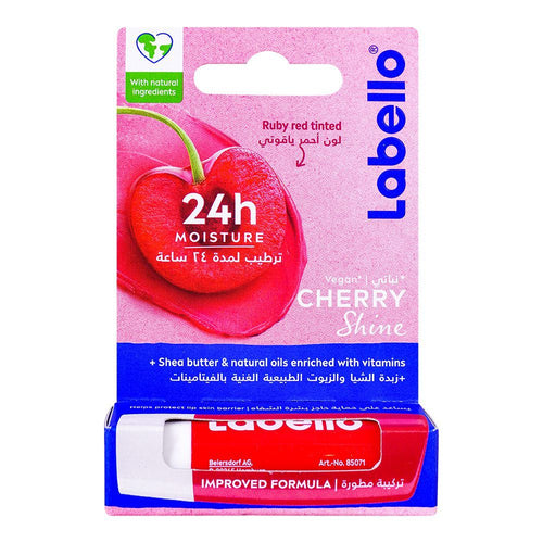 Labello Fruity Shine Cherry Lip Balm – 4.8g